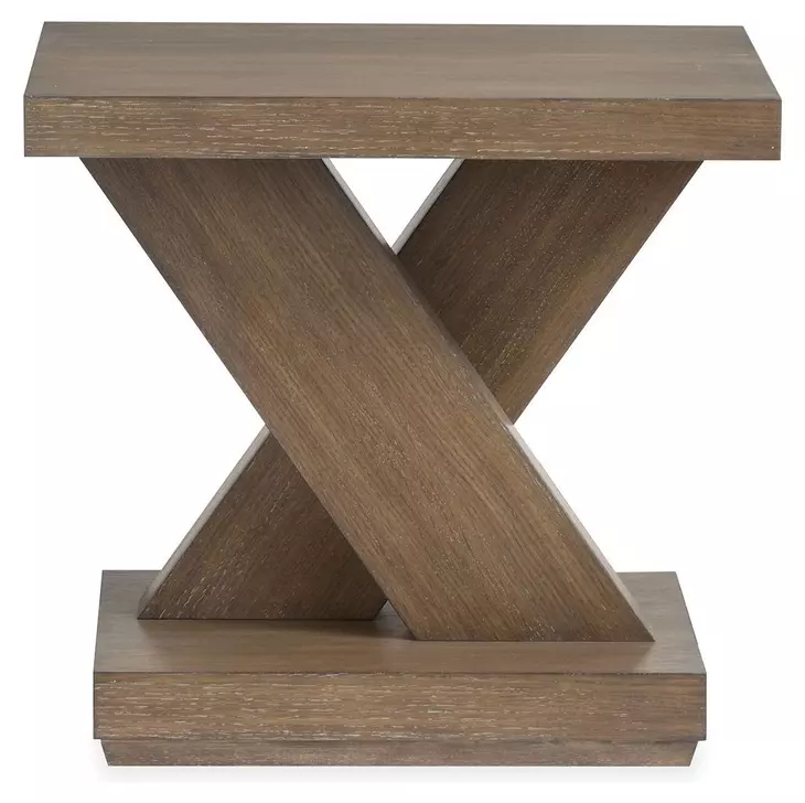 Lansbury Antique Wheat Rectangular End Table