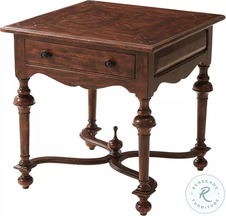 Heirloom from the Hall 26" Square Side Table