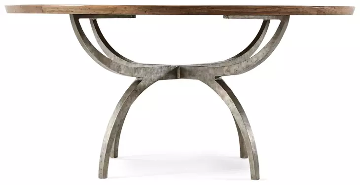 Echoes Light Echo Oak 64" Round Lagan Dining Table