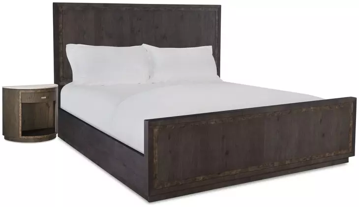 Monterey Hawthorne Dark Panel Bedroom Set