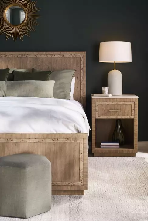 Monterey Hawthorne Light King Panel Bed