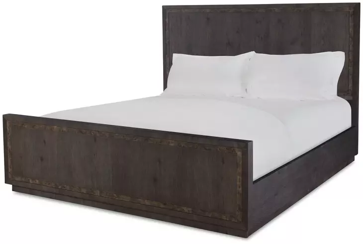 Monterey Hawthorne Dark King Panel Bed