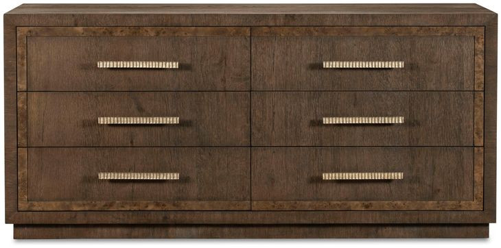 Monterey Hawthorne Dark 6 Drawer Dresser