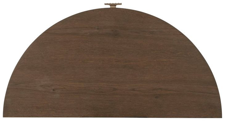 Monterey Hawthorne Dark 1 Drawer Demilune Nightstand