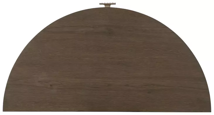 Monterey Hawthorne Dark 1 Drawer Demilune Nightstand