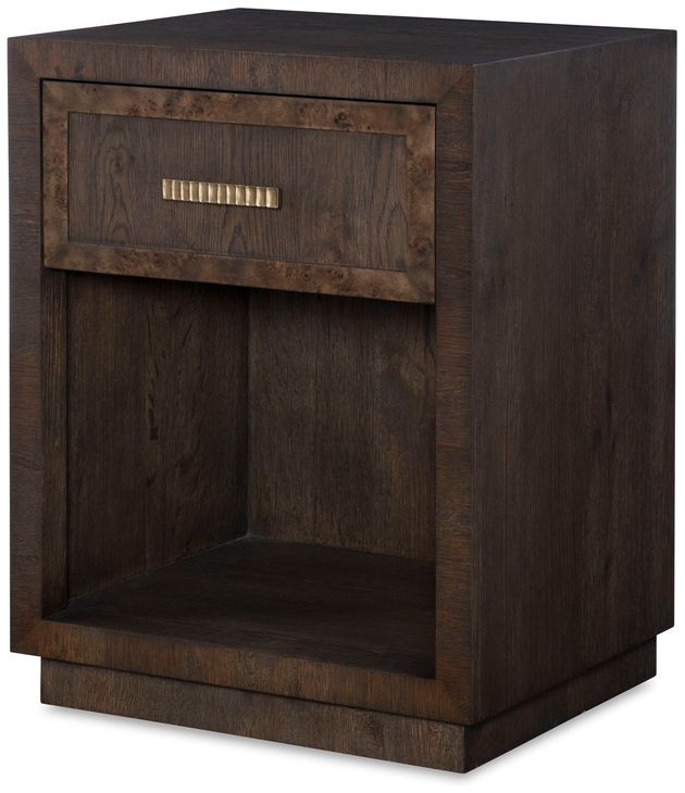 Monterey Hawthorne Dark 1 Drawer Small Nightstand