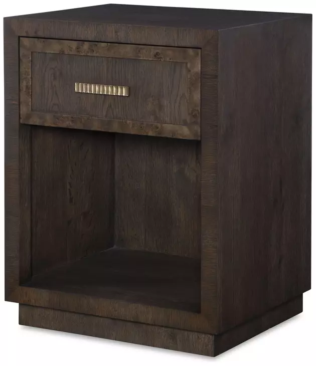 Monterey Hawthorne Dark 1 Drawer Small Nightstand