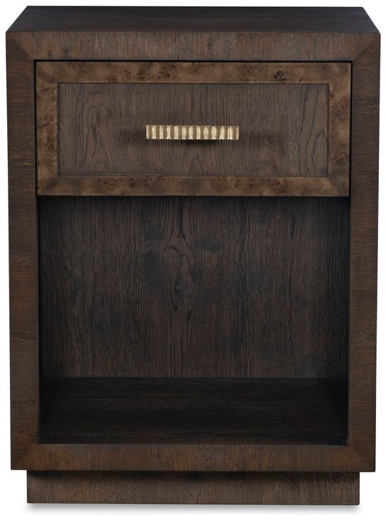 Monterey Hawthorne Dark 1 Drawer Small Nightstand