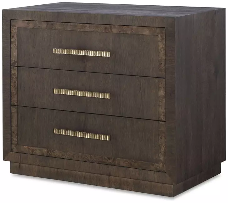 Monterey Hawthorne Dark 3 Drawer Nightstand
