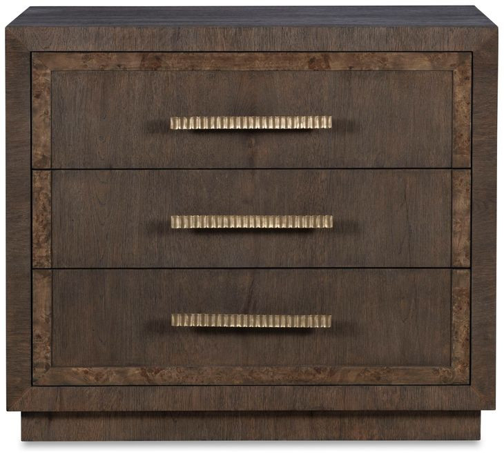 Monterey Hawthorne Dark 3 Drawer Nightstand