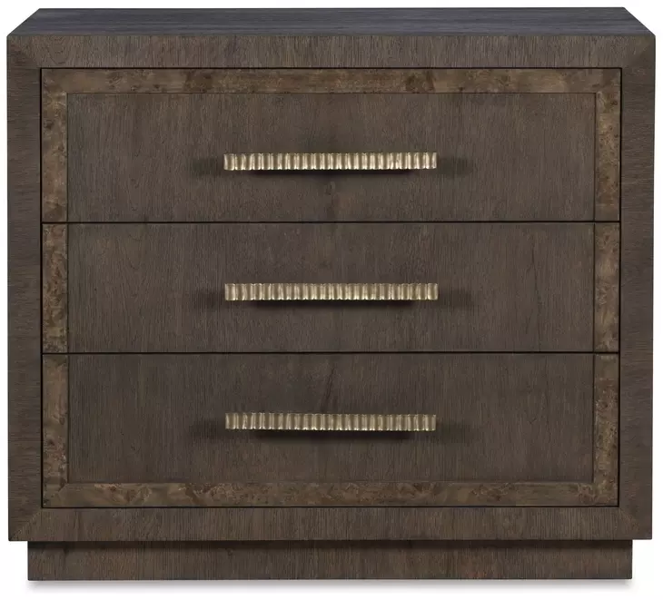 Monterey Hawthorne Dark 3 Drawer Nightstand