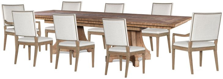 Monterey Hawthorne Light Extendable Rectangular Dining Room Set