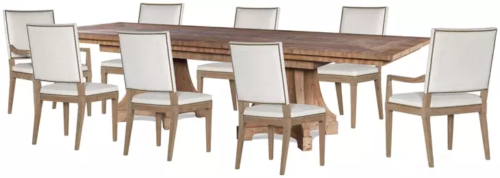 Monterey Hawthorne Light Extendable Rectangular Dining Room Set
