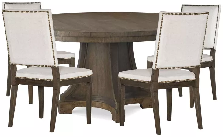 Monterey Hawthorne Dark Round Dining Room Set