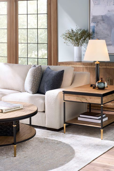 Monterey Hawthorne Light Rectangular Side Table