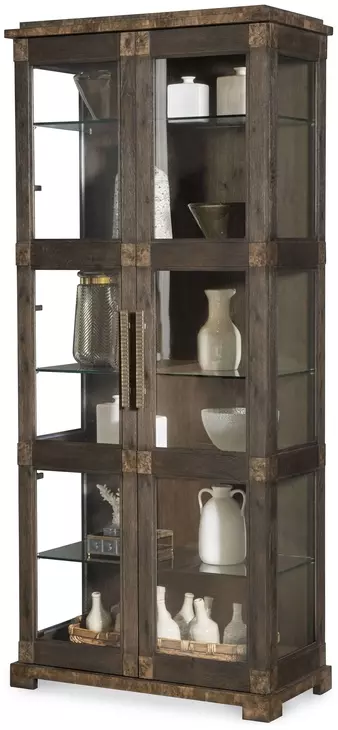 Monterey Hawthorne Dark 2 Door Display Cabinet
