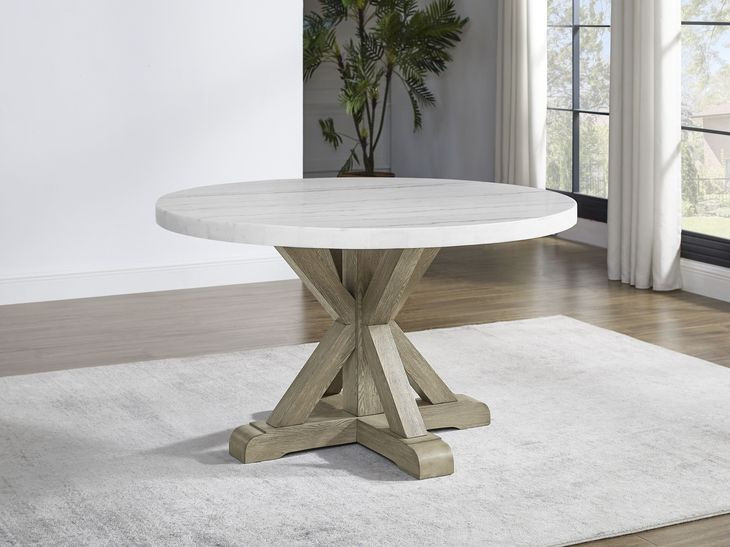 Carena Brown 52" Round Dining Table