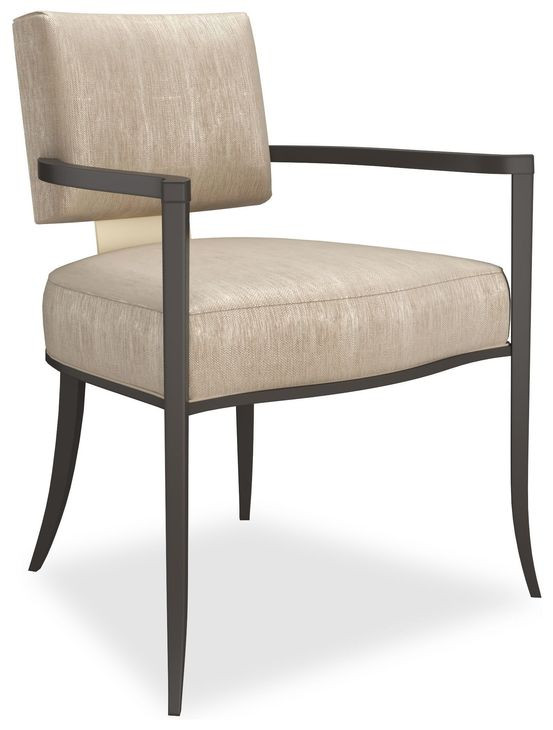 Reserved Seating Oatmeal Upholstered Arm Chair
