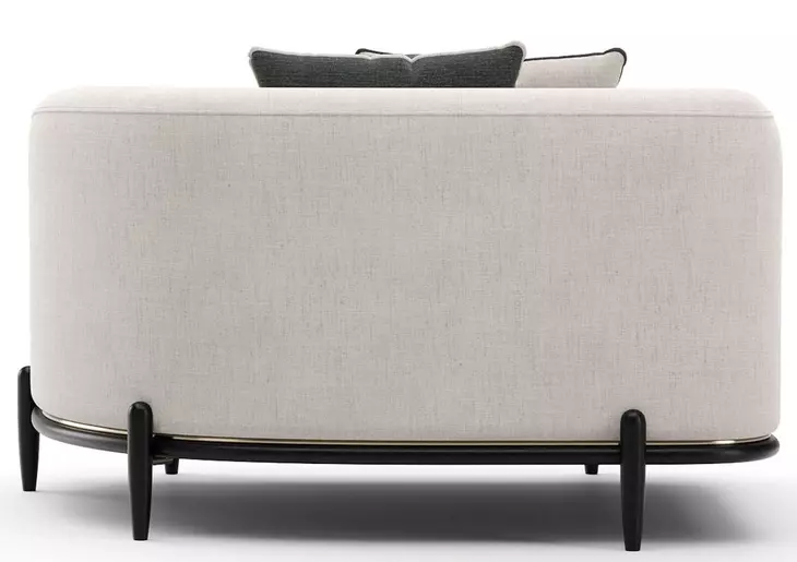 Madera Oatmeal 3 Piece Modular RAF Chaise Sectional with Pillows