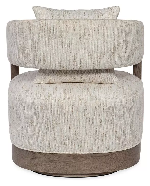 Tiverton Beige Swivel Chair