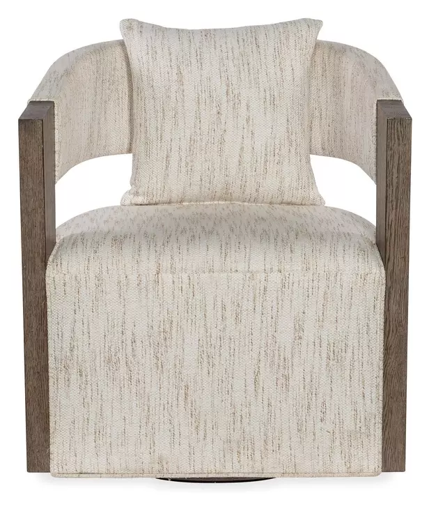 Tiverton Beige Swivel Chair
