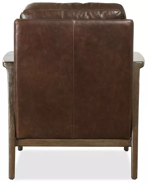 Havenwood Dark Brown Upholstered Club Chair