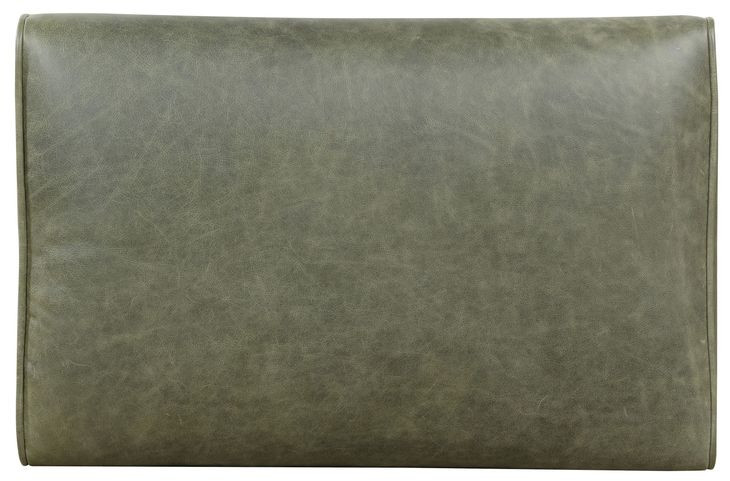 Camille Green Upholstered Rectangular Ottoman