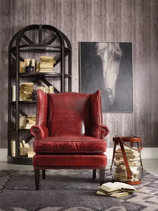 Blakeley Covington Bogue Leather Club Chair