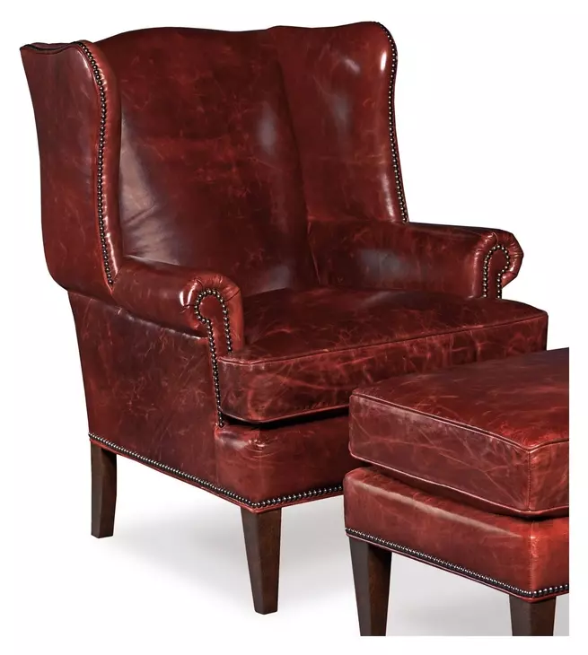 Blakeley Covington Bogue Leather Club Chair