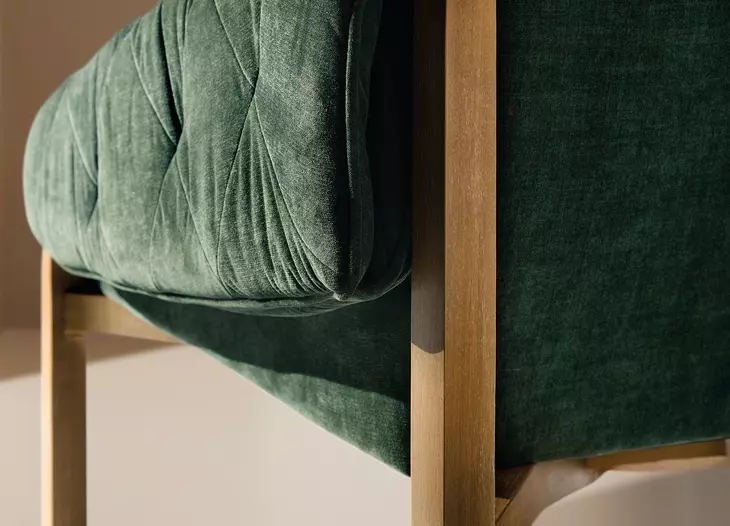 Kerns Ansel Rain Forrest Accent Chair