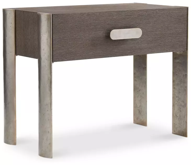Prado Porcini And Bright Graphite Nightstand