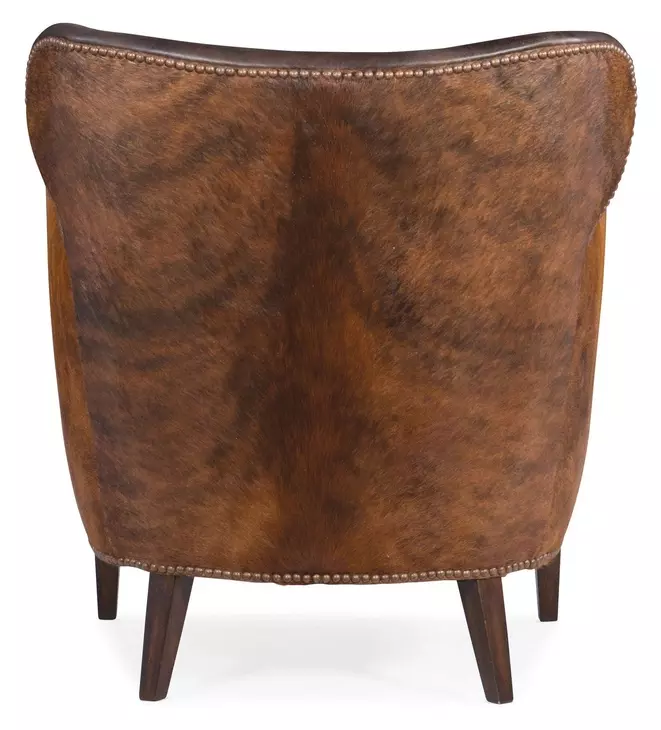 Raiden Hu Espresso Leather Club Chair