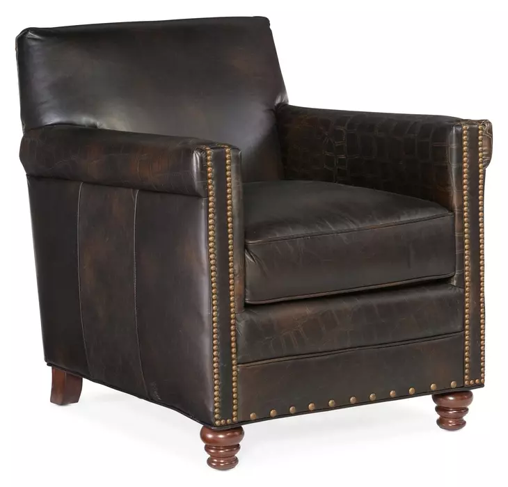 Potter Dark Walnut Club Chair