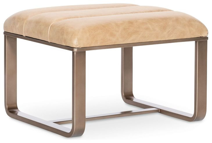 Cooper Brown Upholstered Rectangular Ottoman