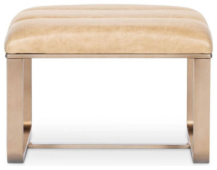 Cooper Brown Upholstered Rectangular Ottoman
