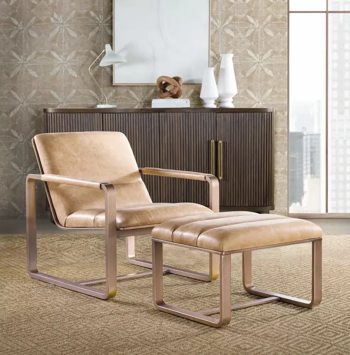 Cooper Brown Upholstered Lounge Chair