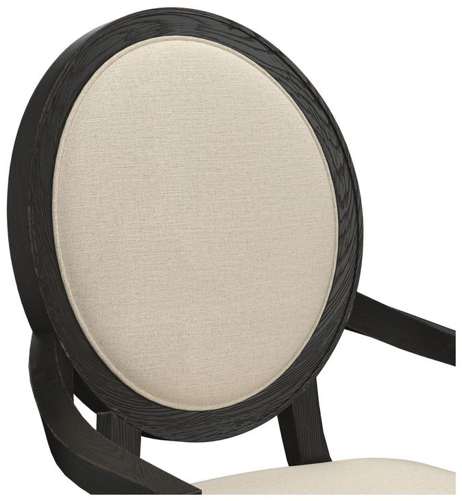 Atrium Beige Upholstered Arm Chair