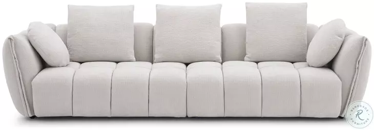 Lennox Off White 117" Sofa