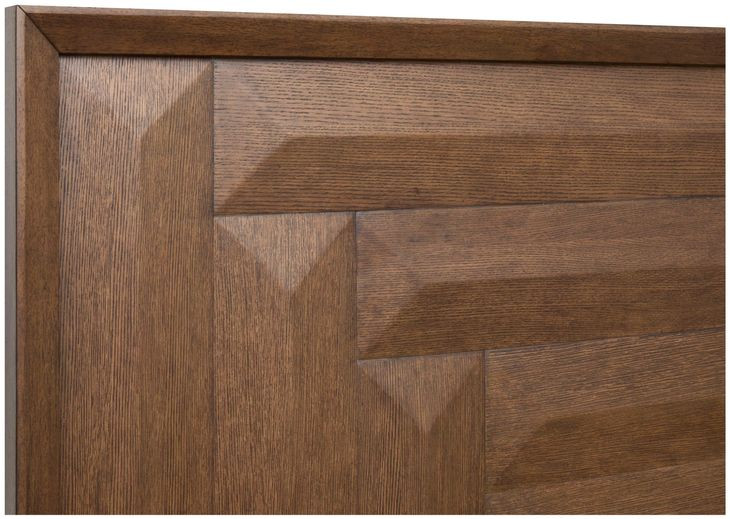 Callisto Bourbon Brown California King Panel Bed