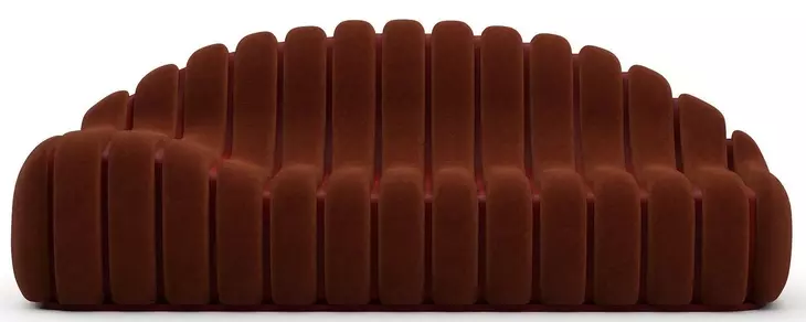 Chrysalis Rouge 90" Sofa
