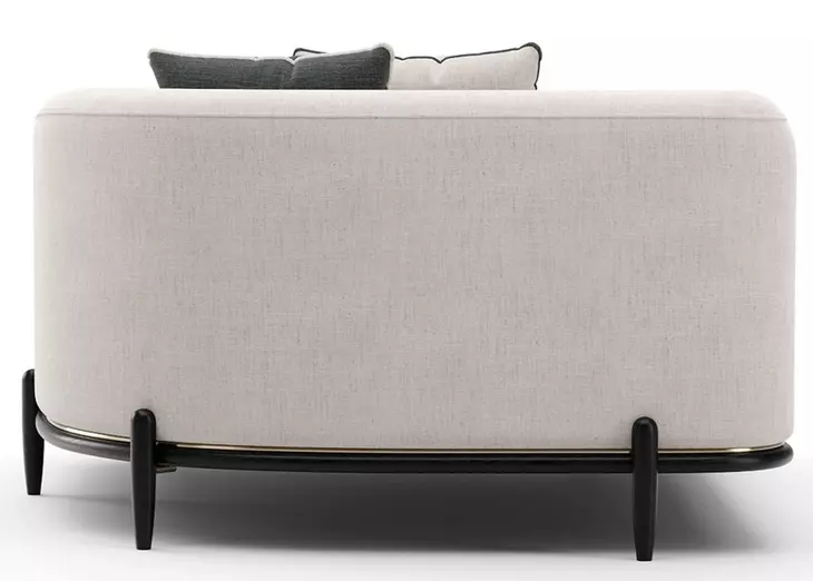 Madera Oatmeal 2 Piece Modular RAF Chaise Sectional with Pillows