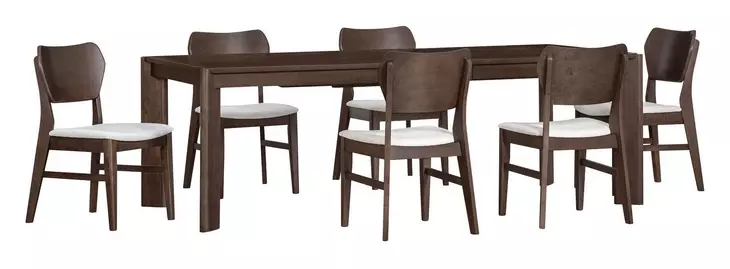 West End Ivory and Saddle Brown Upholstered Side Chair Set of 2