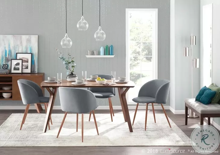 Folia Walnut Wood Dining Table