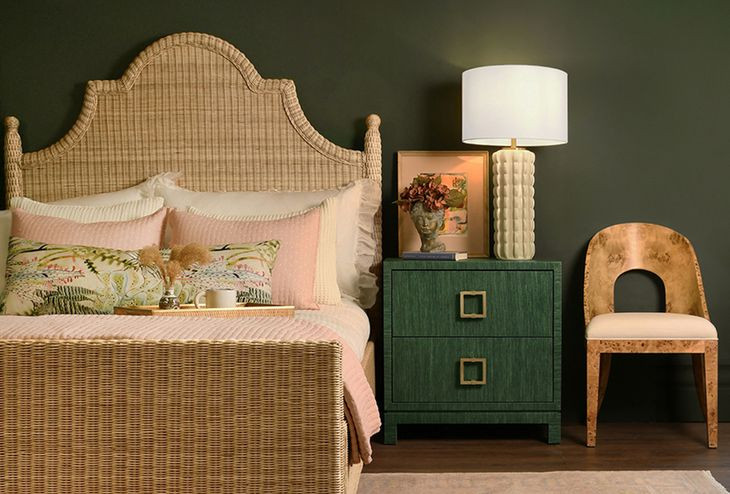 Rafferty Brown and White Performance Fabric Dining Chair