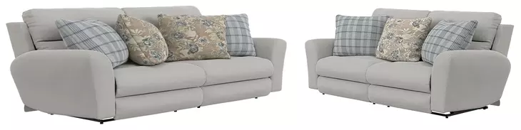 Chappy Linen Power Lay Flat Living Room Set