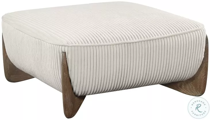 Charleston Beige Ottoman