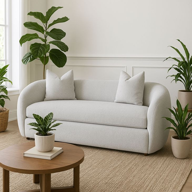 Blue Mallee Mendocino Beach 85" Cali Sofa