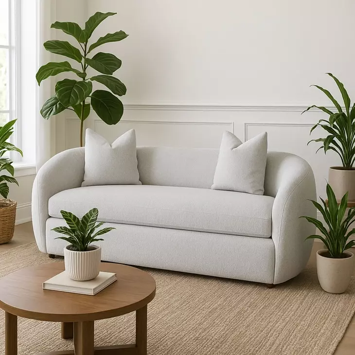 Blue Mallee Mendocino Beach 85" Cali Sofa