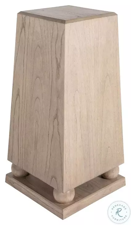 Chess Natural Bay Pedestal Table