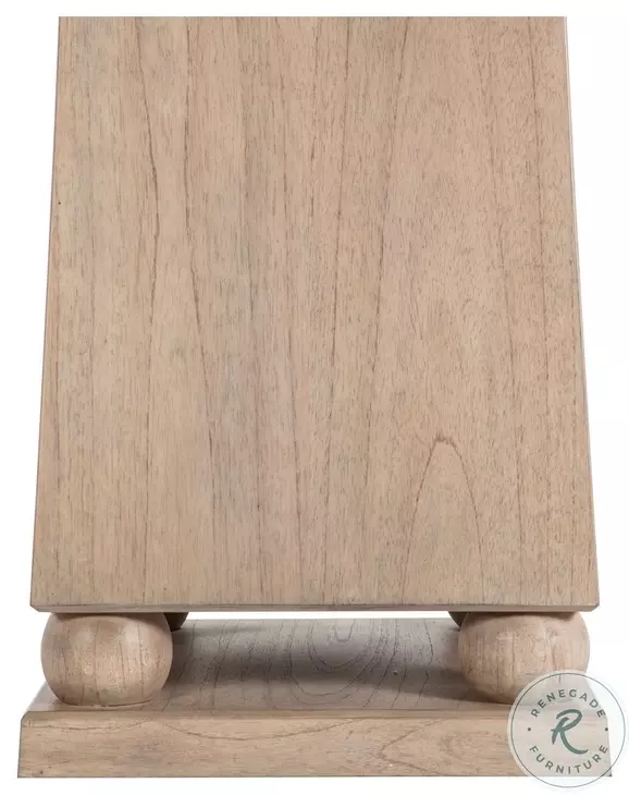 Chess Natural Bay Pedestal Table